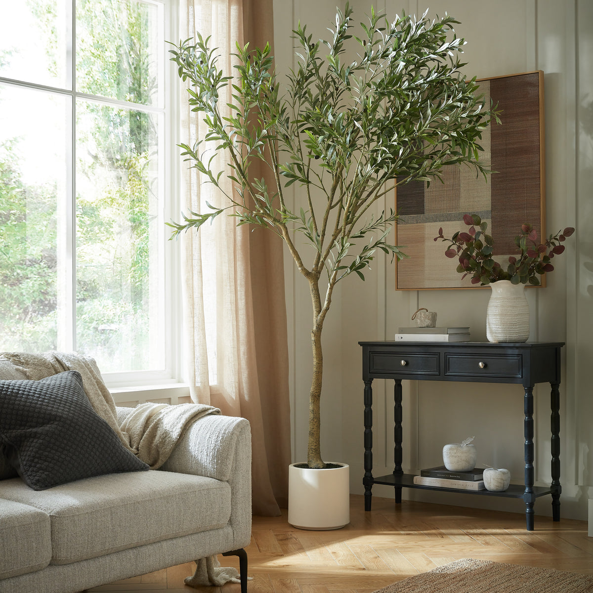 Contour Collection 2 Drawer Console Table | Modern Hallway Console