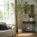 Contour Collection 2 Drawer Console Table | Modern Hallway Console