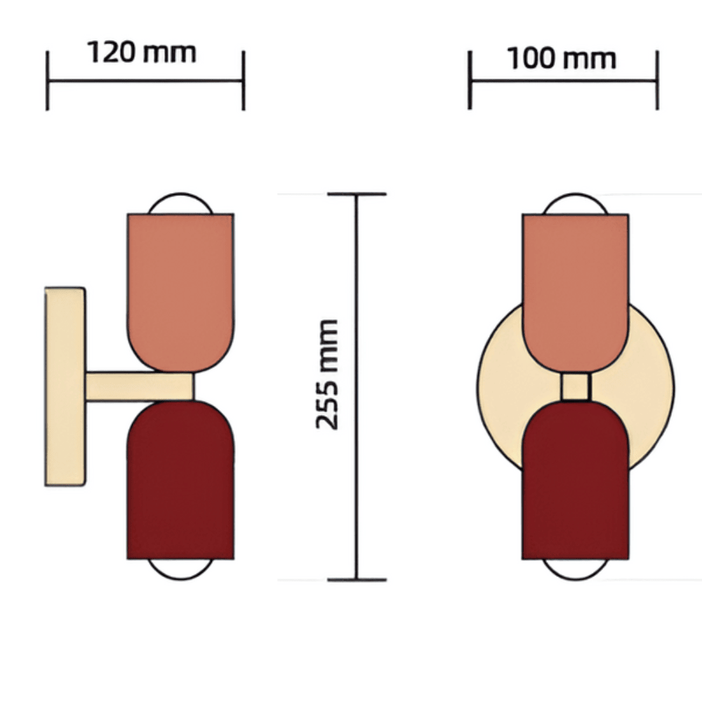 Capsule Up and Down LED Wall Light
