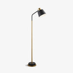 Mid Century Modern Adjustable Floor Lamp with Metal Shade