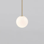Glossy Glass LED Pendant Light