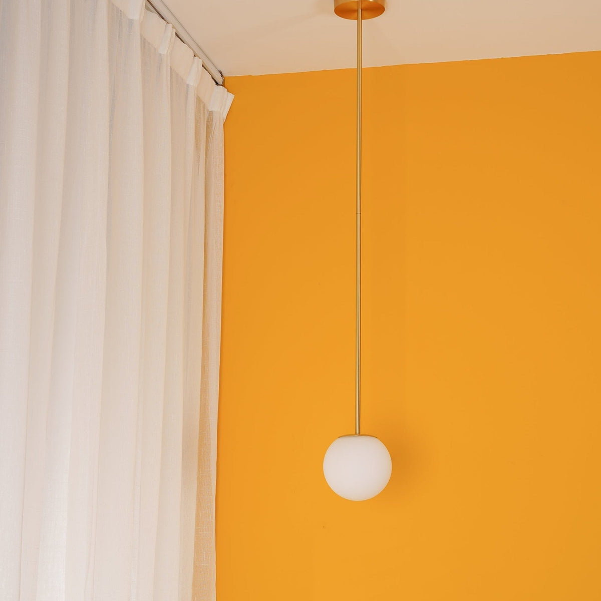 Glossy Glass LED Pendant Light