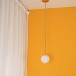Glossy Glass LED Pendant Light