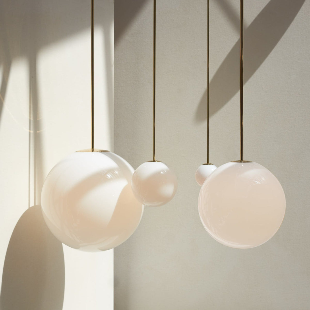 Glossy Glass LED Pendant Light