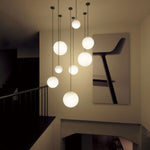 Glossy Glass LED Pendant Light