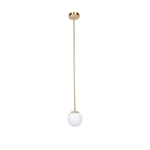 Glossy Glass LED Pendant Light