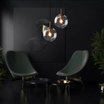 Hanging Glass Globe Wall Light