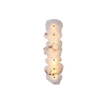 Alabaster Wall Sconce, Modern Gold LED Wall Light