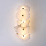 Alabaster Wall Sconce, Modern Gold LED Wall Light
