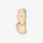 Alabaster Wall Sconce, Modern Gold LED Wall Light