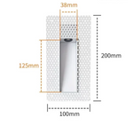 Recessed LED Wall Light with Optional Motion Sensor