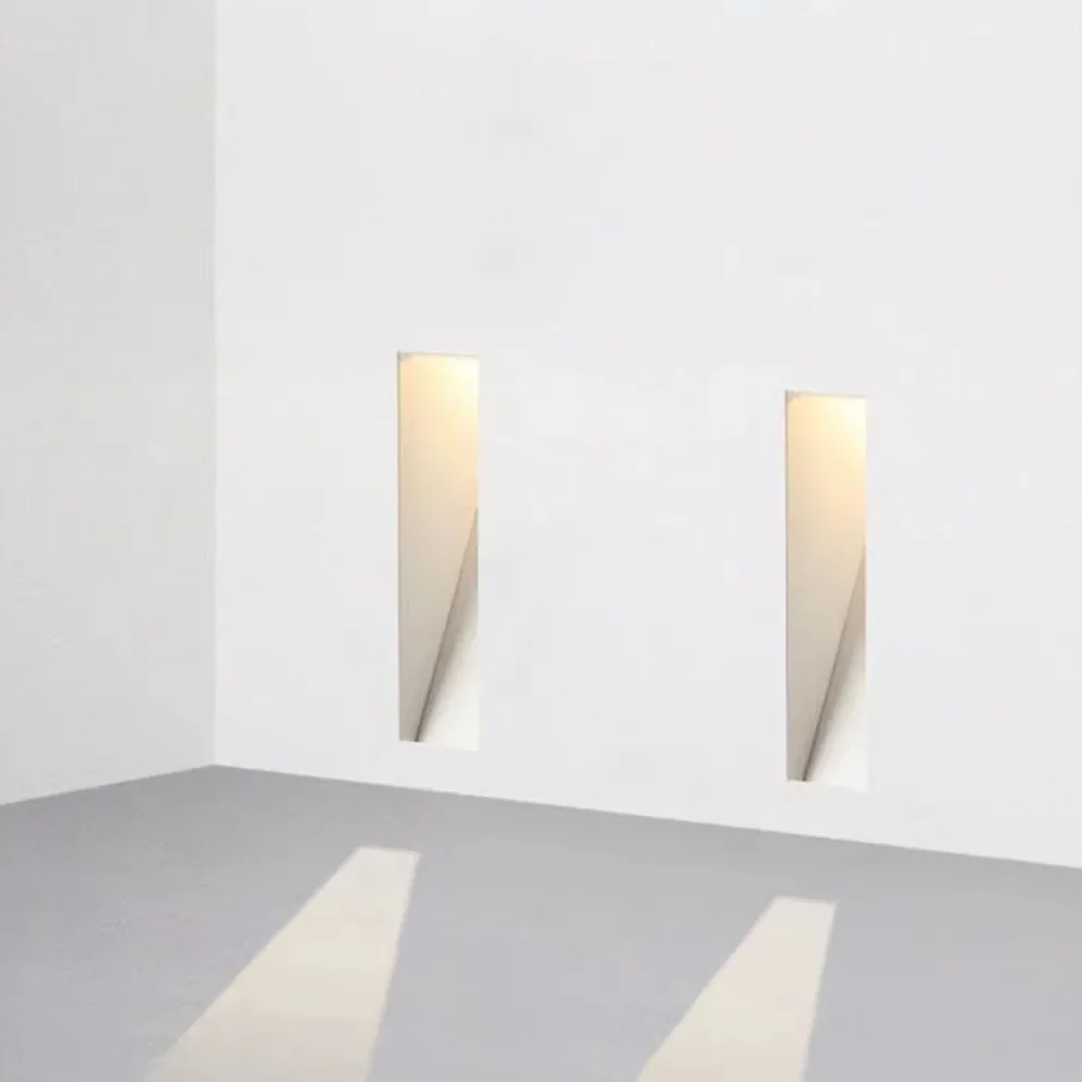Recessed LED Wall Light with Optional Motion Sensor