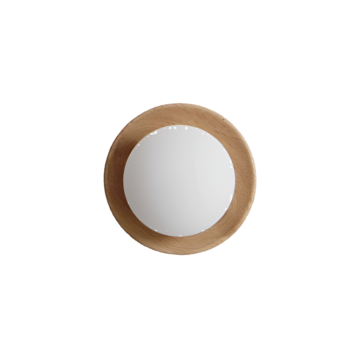 Wood and Glass Globe Wall Light with G9 Fitting