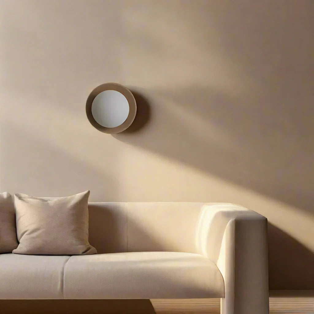 Wood and Glass Globe Wall Light with G9 Fitting