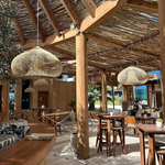 Woven Rattan Dome Pendant Light