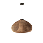 Woven Rattan Dome Pendant Light