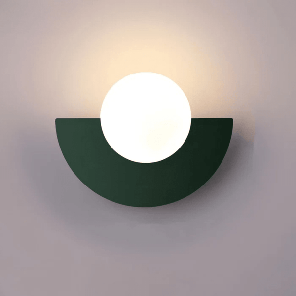 1-Light LED Glass Globe Wall Sconce - Modern Minimalist Design5