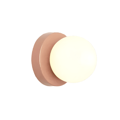 1-Light LED Glass Globe Wall Sconce in Nordic Design10