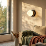 1-Light LED Glass Globe Wall Sconce in Nordic Design