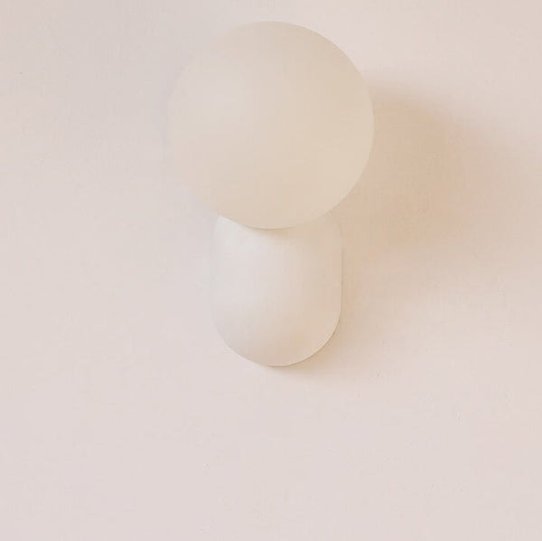 1-Light Modern Glass Globe Wall Sconce for Home Lighting13