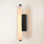 Elegant Alabaster Single Wall Sconce - 19 inches High