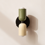 2-Light LED Cylinder Wall Sconce in Modern Minimalist Design