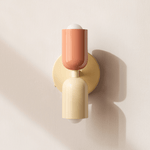 2-Light LED Cylinder Wall Sconce in Modern Minimalist Design