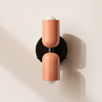 2-Light LED Cylinder Wall Sconce in Modern Minimalist Design