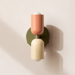 2-Light LED Cylinder Wall Sconce in Modern Minimalist Design