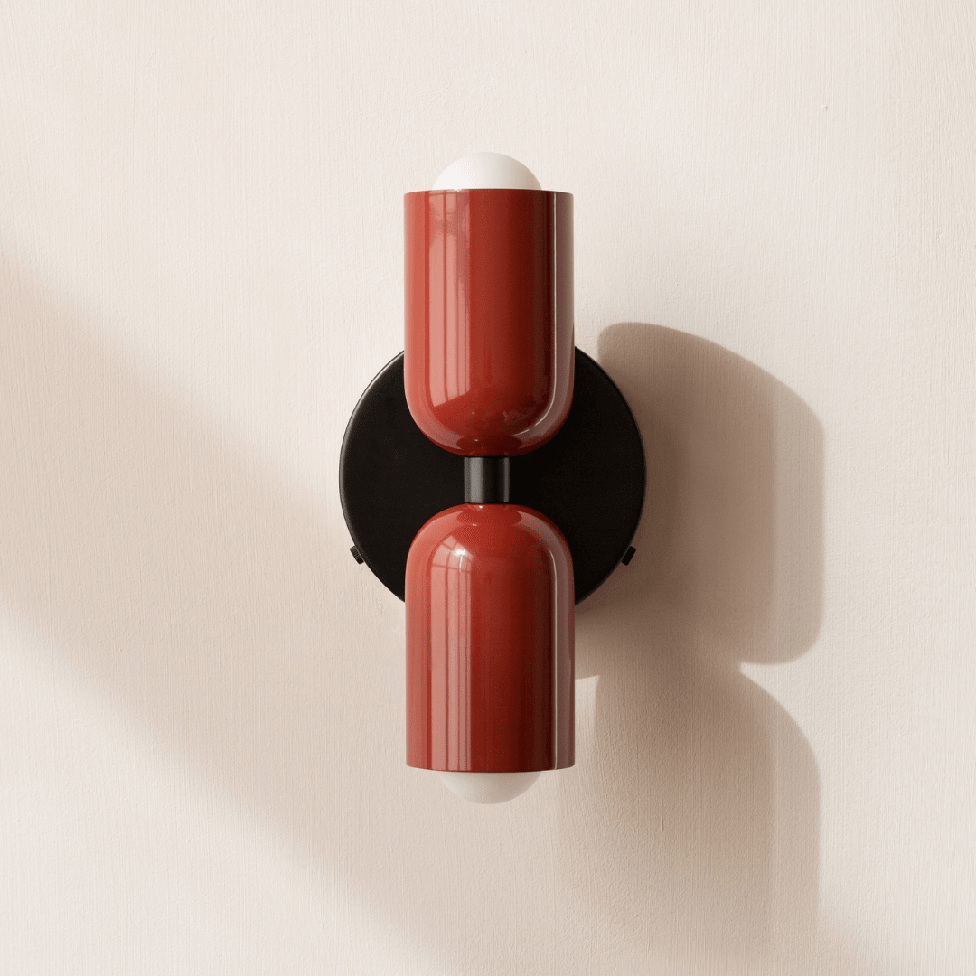 2-Light LED Cylinder Wall Sconce in Modern Minimalist Design