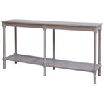 Serene Rattan Collection Large Console Table | Natural Hallway Console