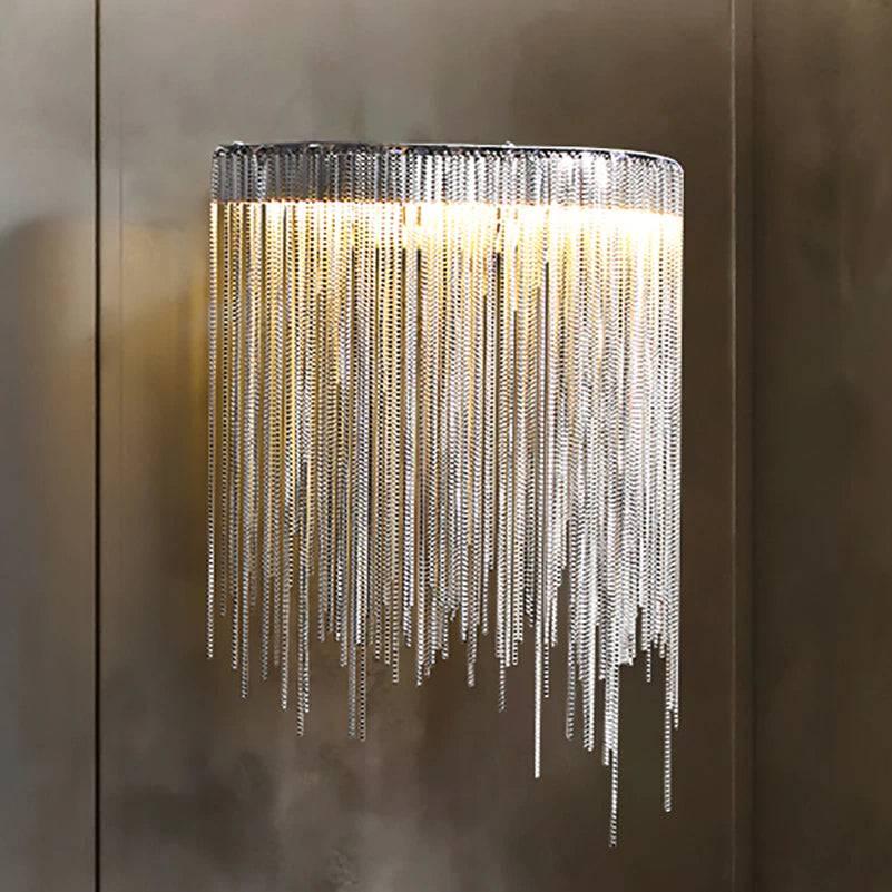 10-Inch Tassel Wall Sconce