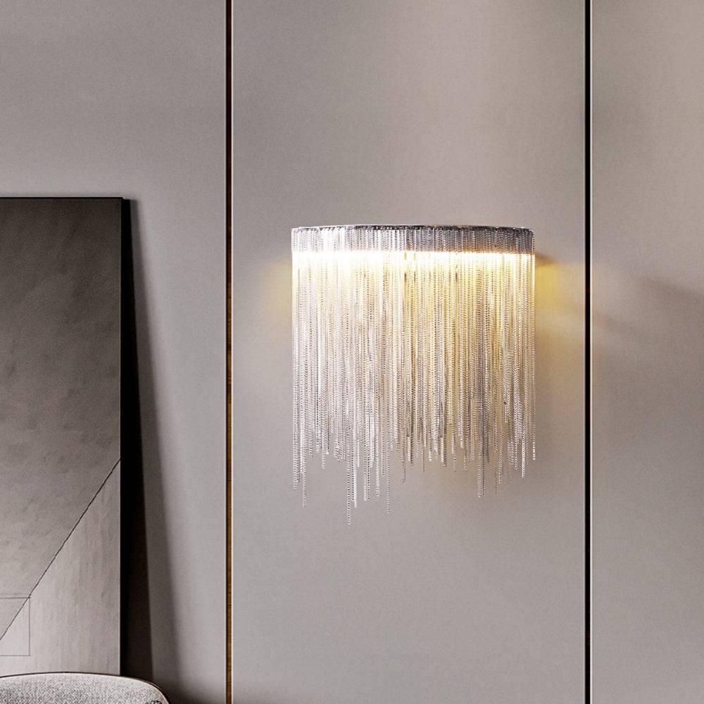 10-Inch Tassel Wall Sconce