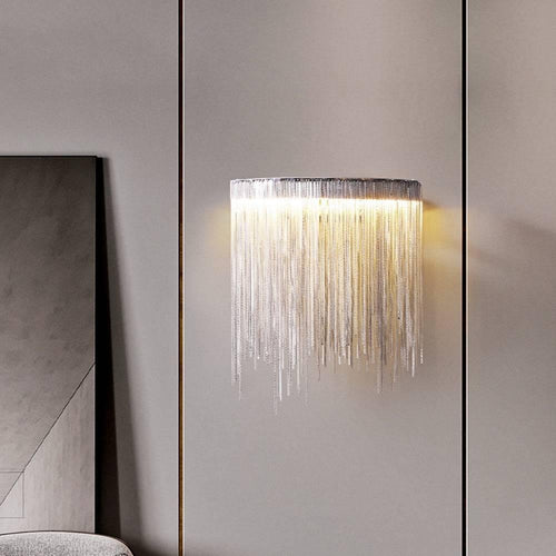 10-Inch Tassel Wall Sconce