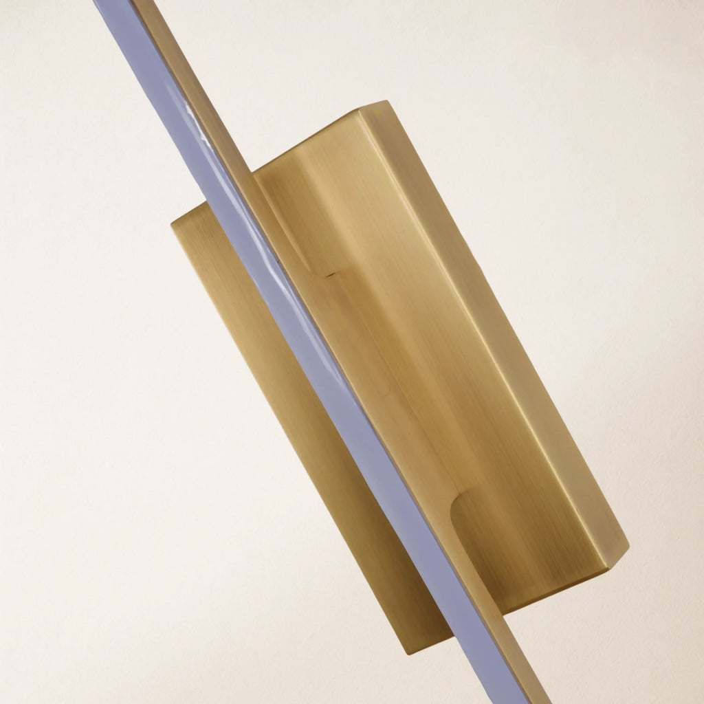 Elegant Alabaster Single Wall Sconce - 19 inches High