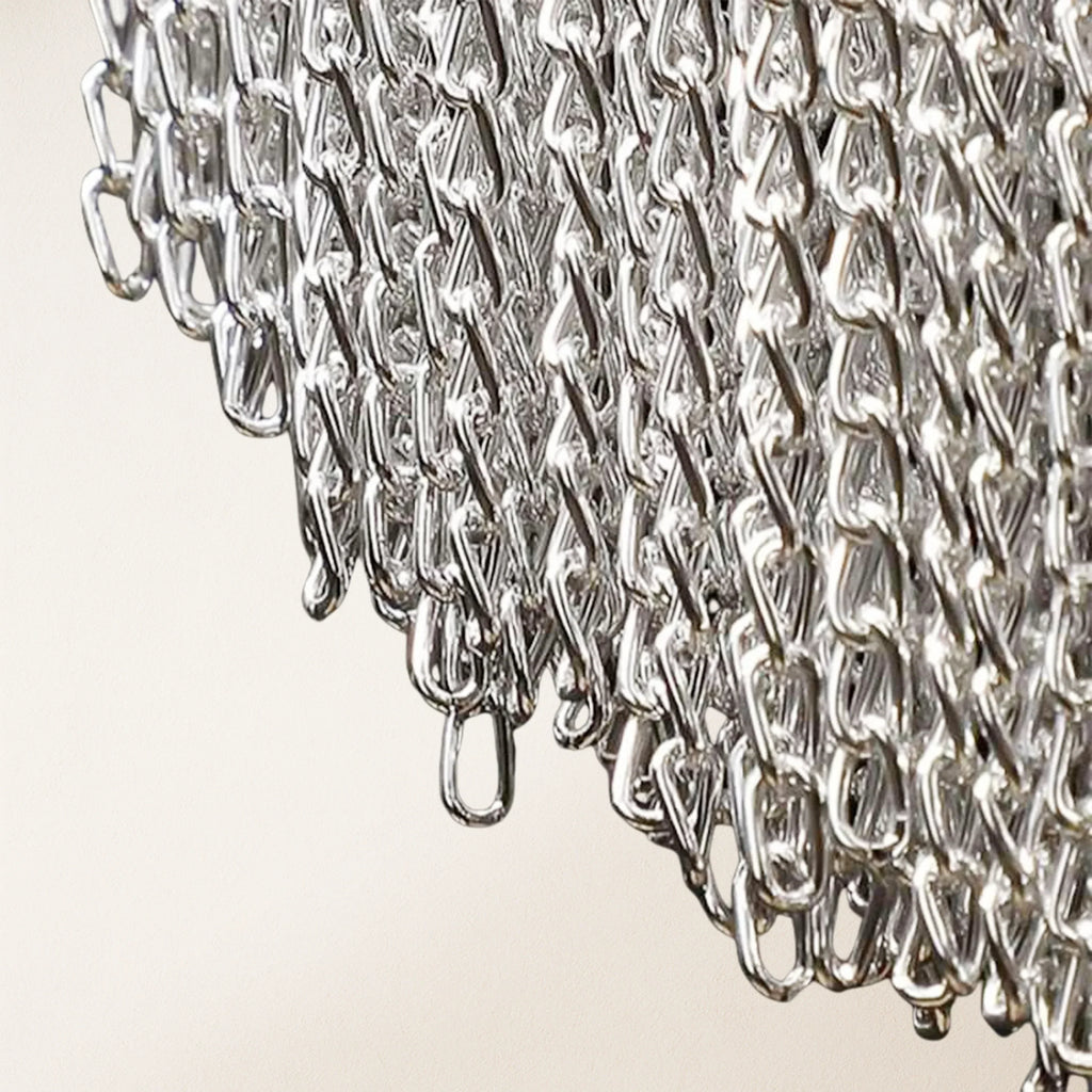 26-Inch Decorative Chain Tassel Wall Sconce