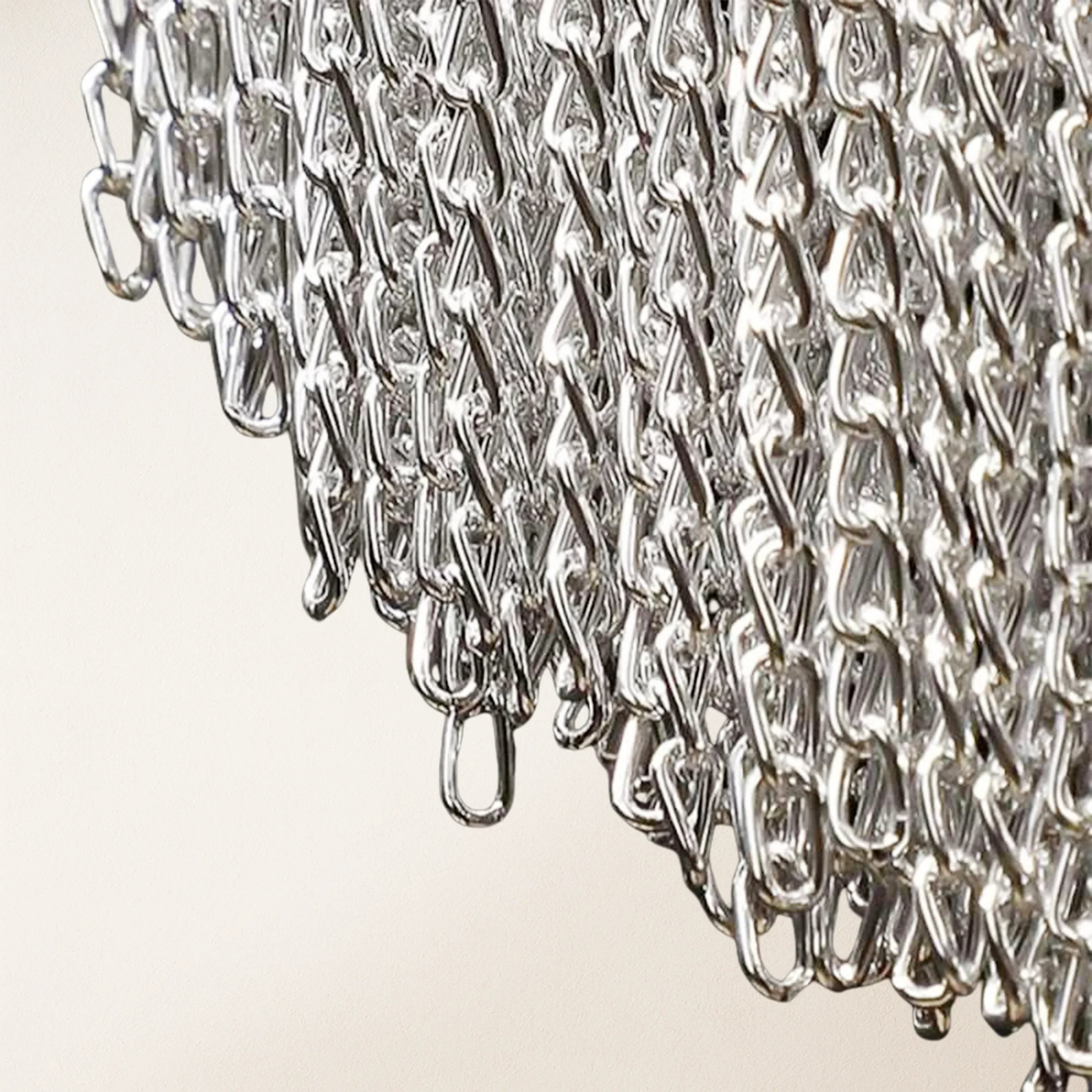 26-Inch Decorative Chain Tassel Wall Sconce