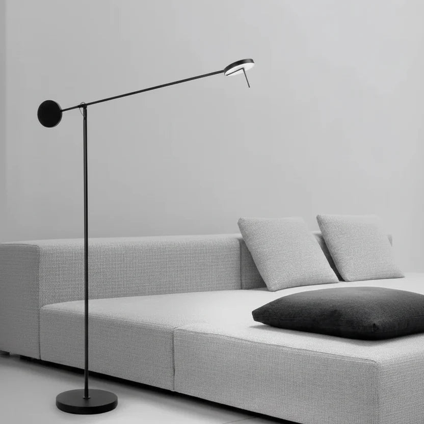 Adjustable Disc Shade LED Floor Lamp