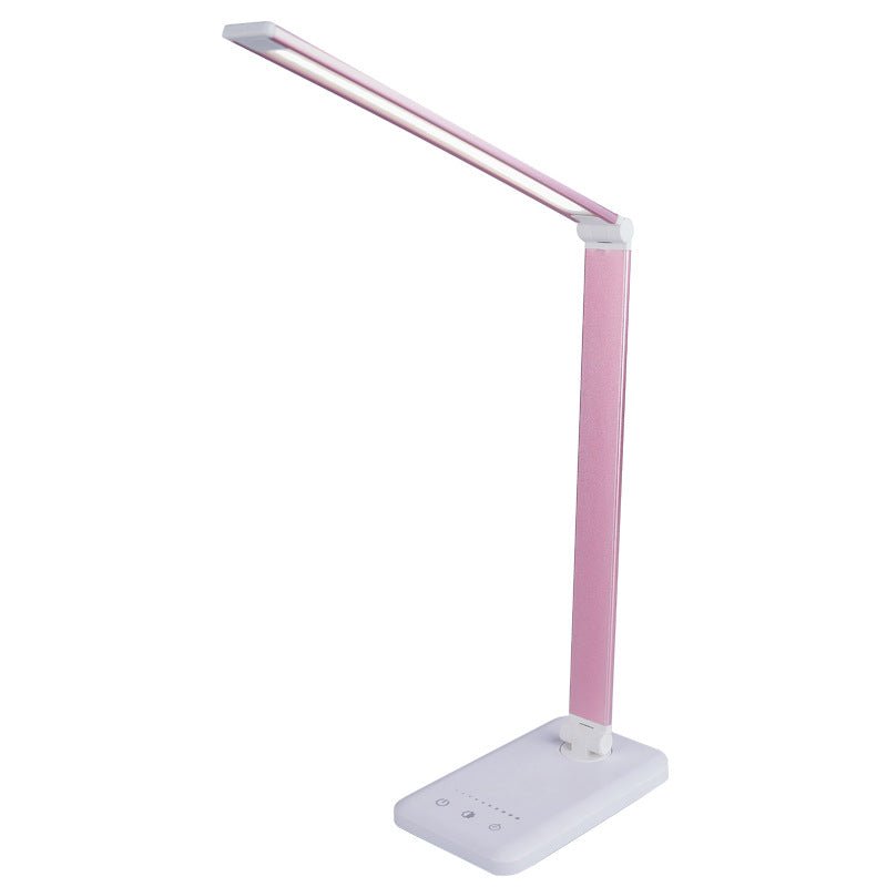 Adjustable LED Desk Lamp with Wireless Charging Pad, 15 inches