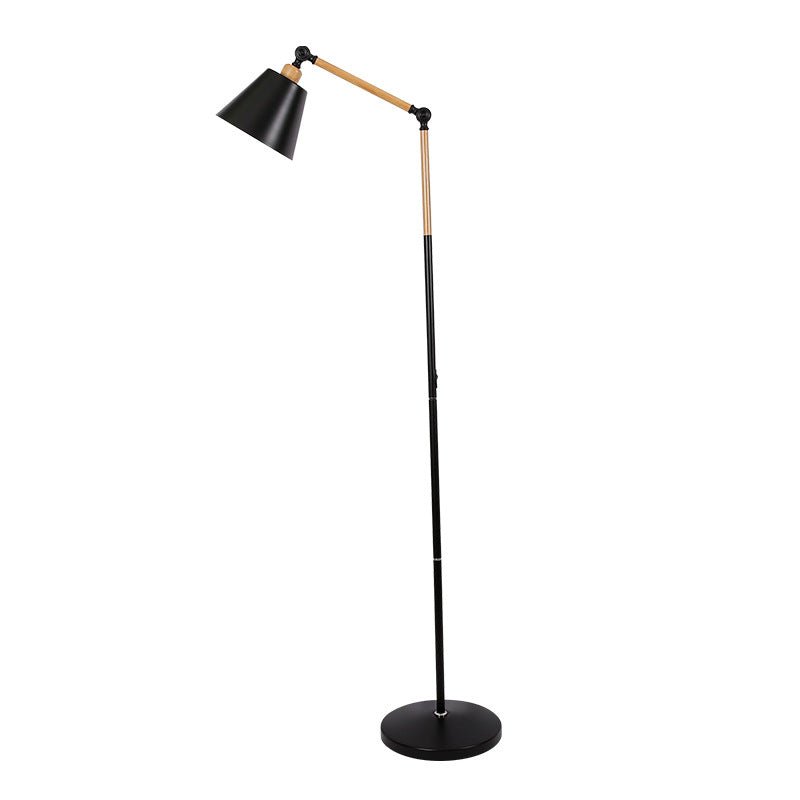 Adjustable Metal Floor Lamp with Modern Design, 60 Inches Tall