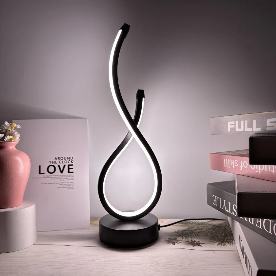 LED Table Lamp Bedroom Nightlight Creative Restaurant Coffee Shop Luminescent Decorative Table Lamp-2