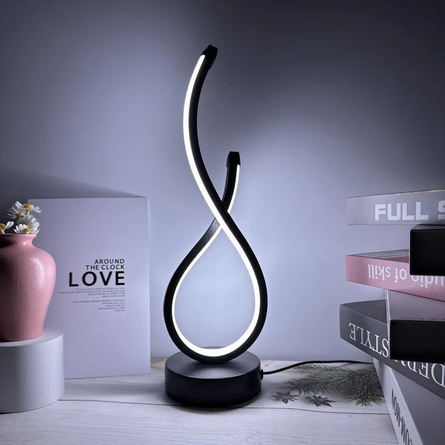 LED Table Lamp Bedroom Nightlight Creative Restaurant Coffee Shop Luminescent Decorative Table Lamp-3