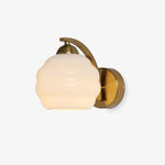 Art Deco Glass Wall Sconce, 6-Inch E26 Vintage Wall Light