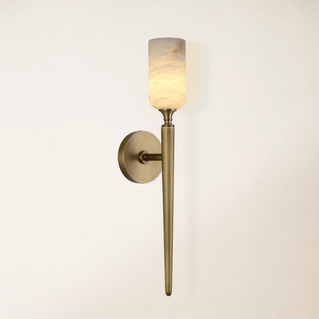 Elegant 1-Light Wall Sconce - 22 inches High