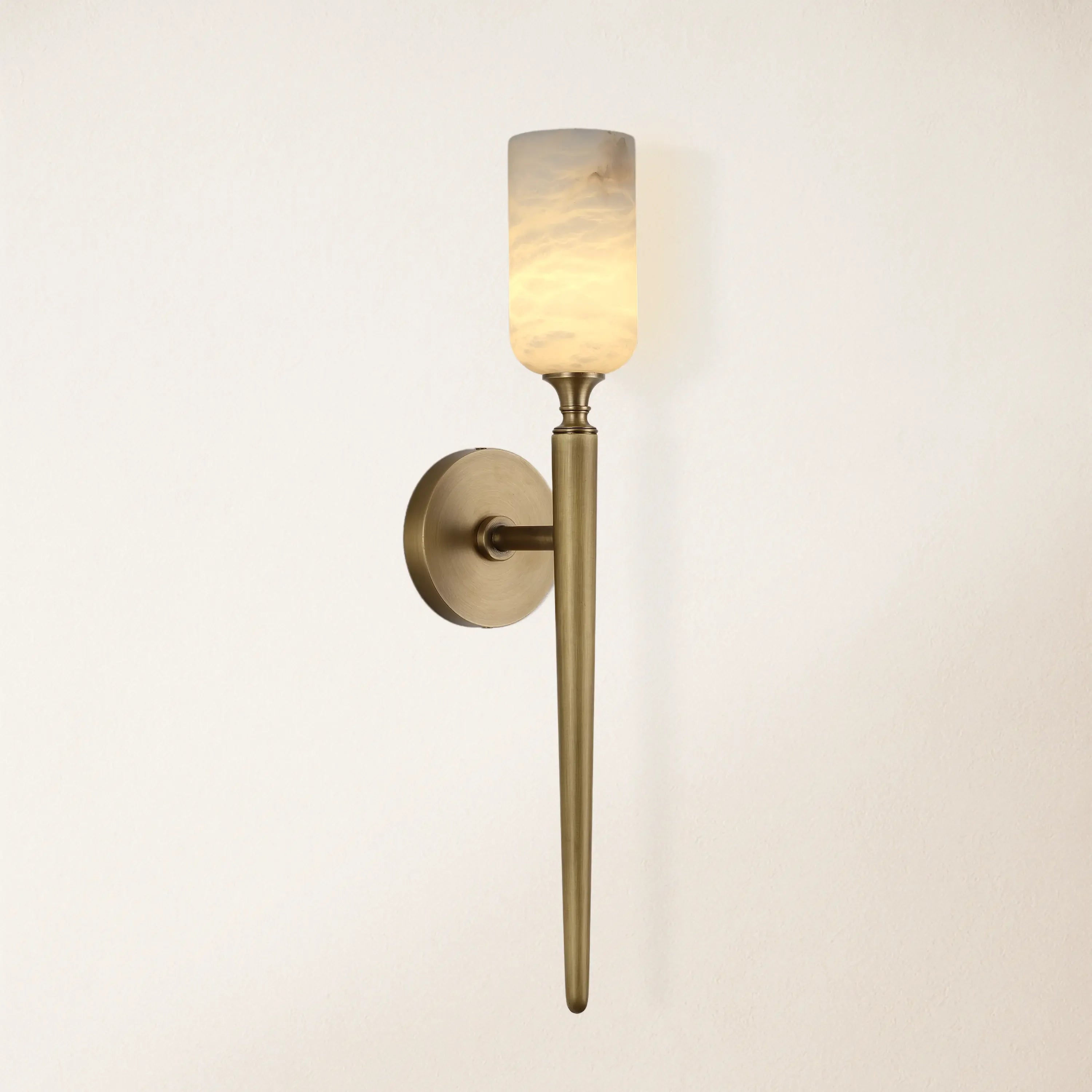Elegant 1-Light Wall Sconce - 22 inches High