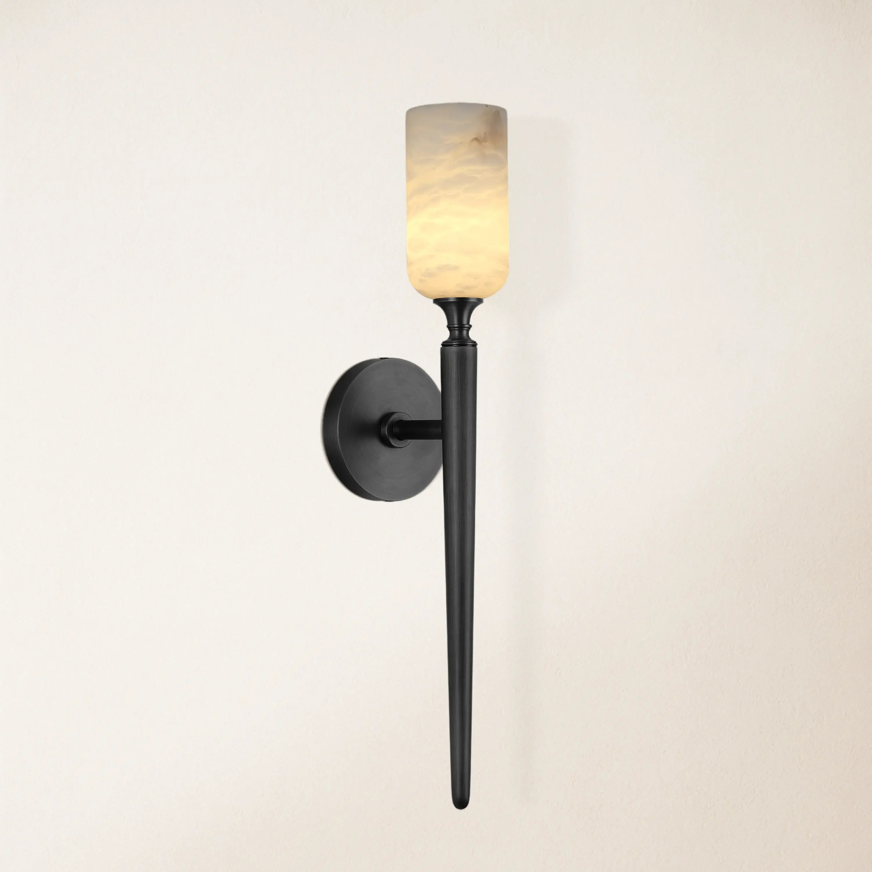 Elegant 1-Light Wall Sconce - 22 inches High