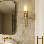 Elegant 1-Light Wall Sconce - 22 inches High