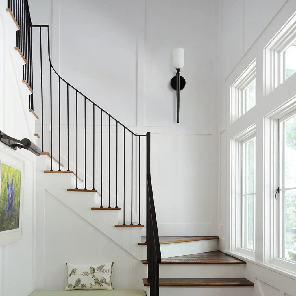 Elegant 1-Light Wall Sconce - 22 inches High