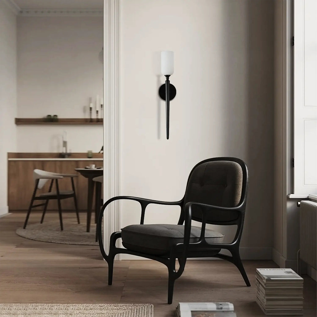 Elegant 1-Light Wall Sconce - 22 inches High