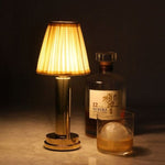 Rechargeable Fabric Shade Table Lamp with Touch Control